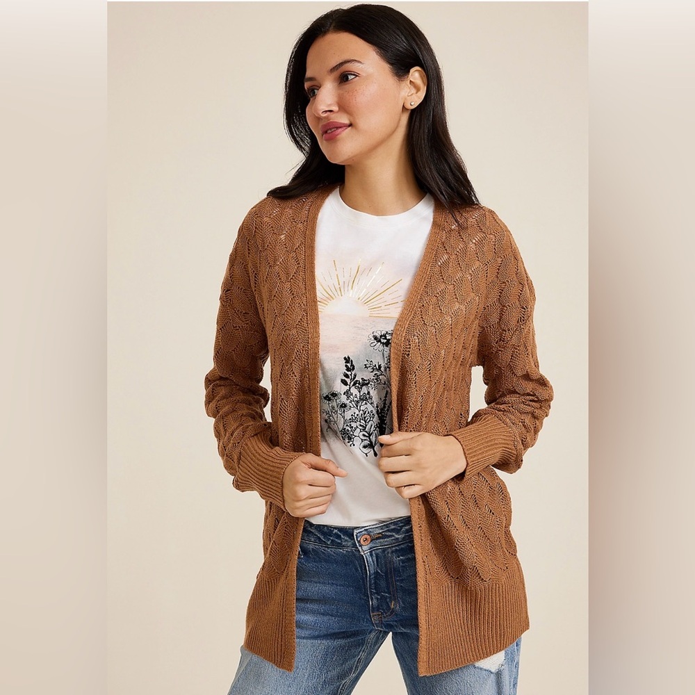 NWT Maurice’s Diamond Stitch Cardigan XS